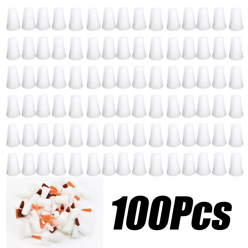 

100pcs/set Car Onical Silicone Stopper High Temp Masking Plugs Powder Coating Silicone Cone Plugs Assortment Kit