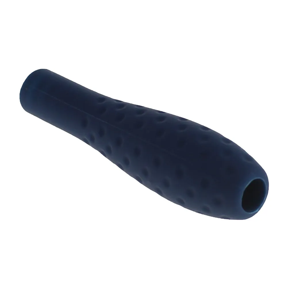 Touch Screen Stylus Pen with Silicone Grip, Anti-Slip Sleeve, Dark Blue, Reduces Wrist Fatigue