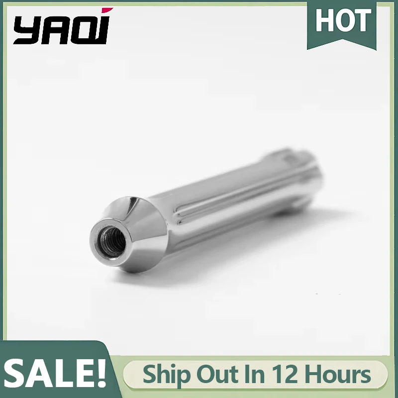 

YAQI Tsuka Polished Stainless Steel Men Safety Razor Handle 86mm Length 11-13mm Diameter Durability Lightweight Handle For Male