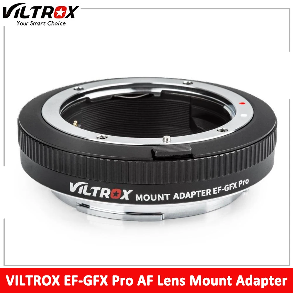 

VILTROX EF-GFX Pro Auto Focus Lens Mount Adapter for Canon EOS EF/EF-S Lens to Fujifilm Fuji GFX Mount Camera GFX 100 50S 50R