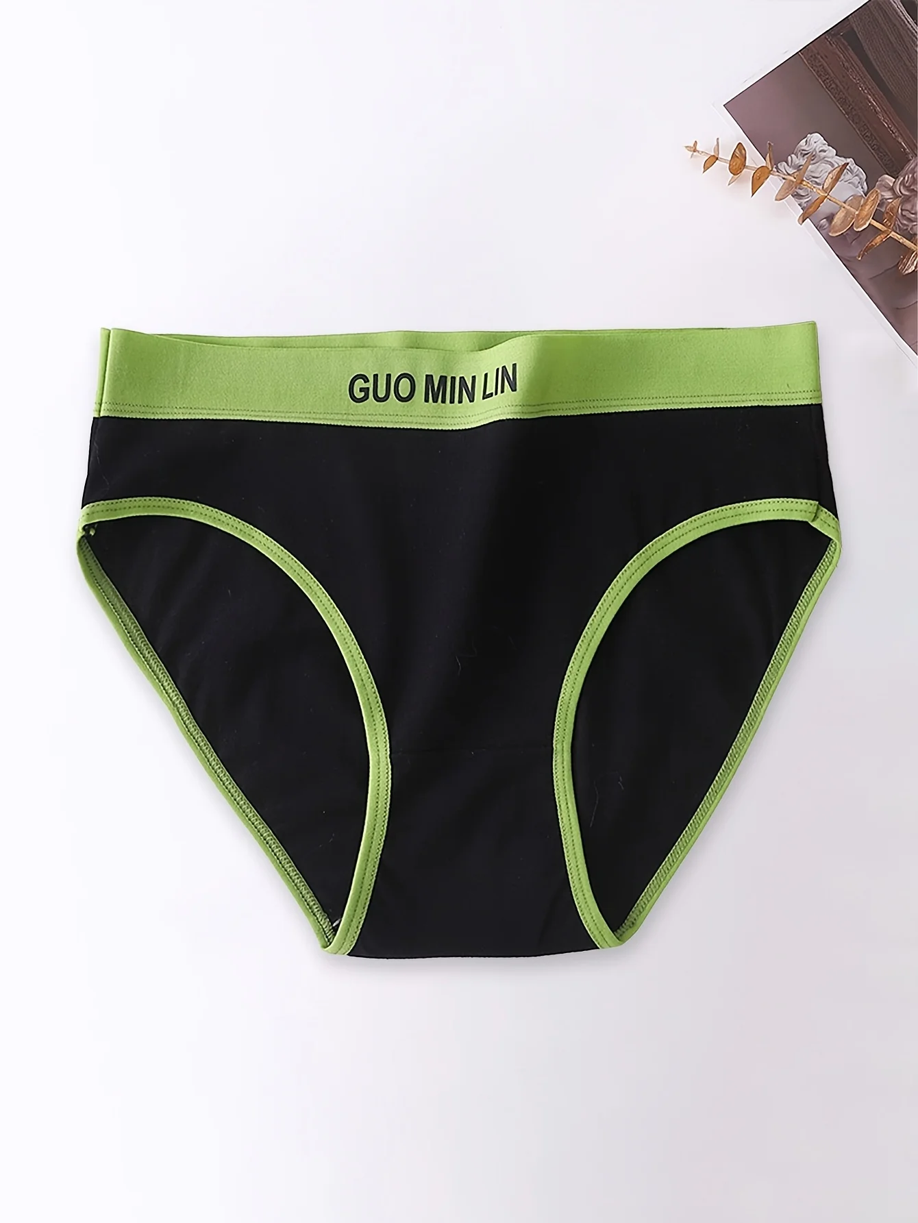 5PCS Simple Letter Women's Cotton Panties, Mid-waist Comfortable Breathable Tra… - Image 5