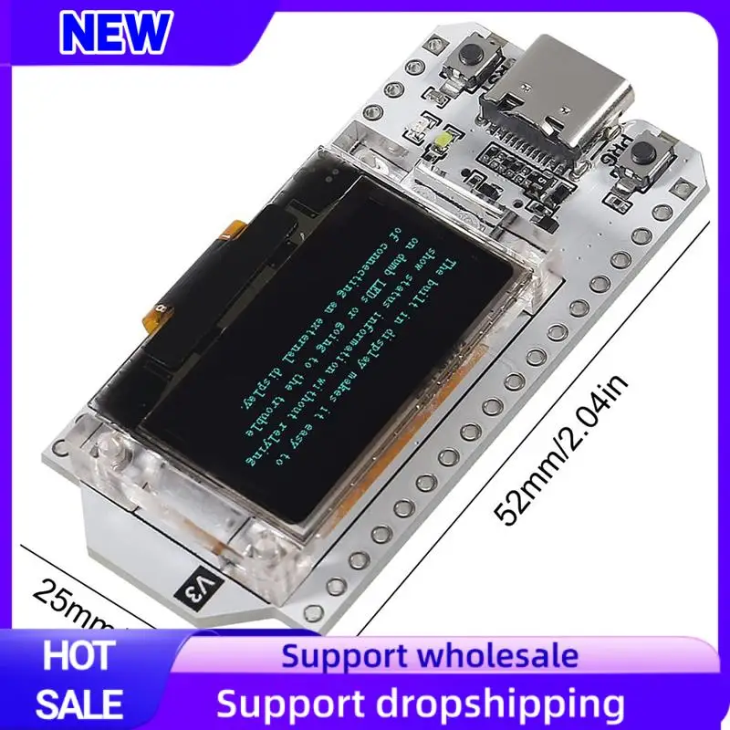 Kit Wifi OLED ESP32 adapté, écran OLED ESP 32, carte de développement Internet Wifi + Bluetooth pour Arduino, installation facile, facile à utiliser