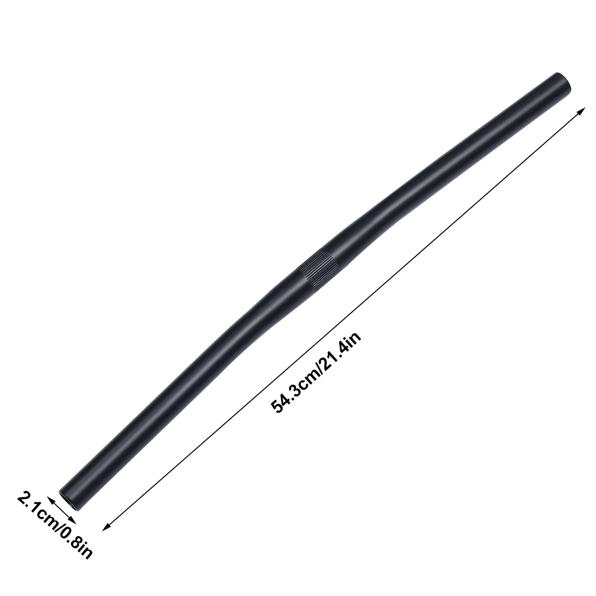 

25.4mm Flat Aluminum Alloy Bike Handlebar Straight Bars for Bicycle City Riding Safety Stylish Anti-Oxidation