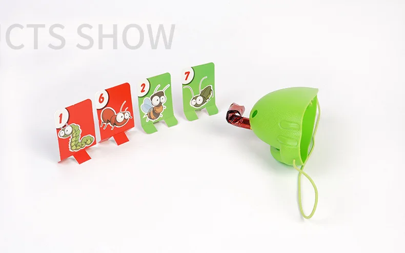 1Set Grenouille Bouche Lézard Collant Sortent Langue Masque Parent-Enfant Bataille Jouets Fêtard Desktop Board Jeux Décompression Tour