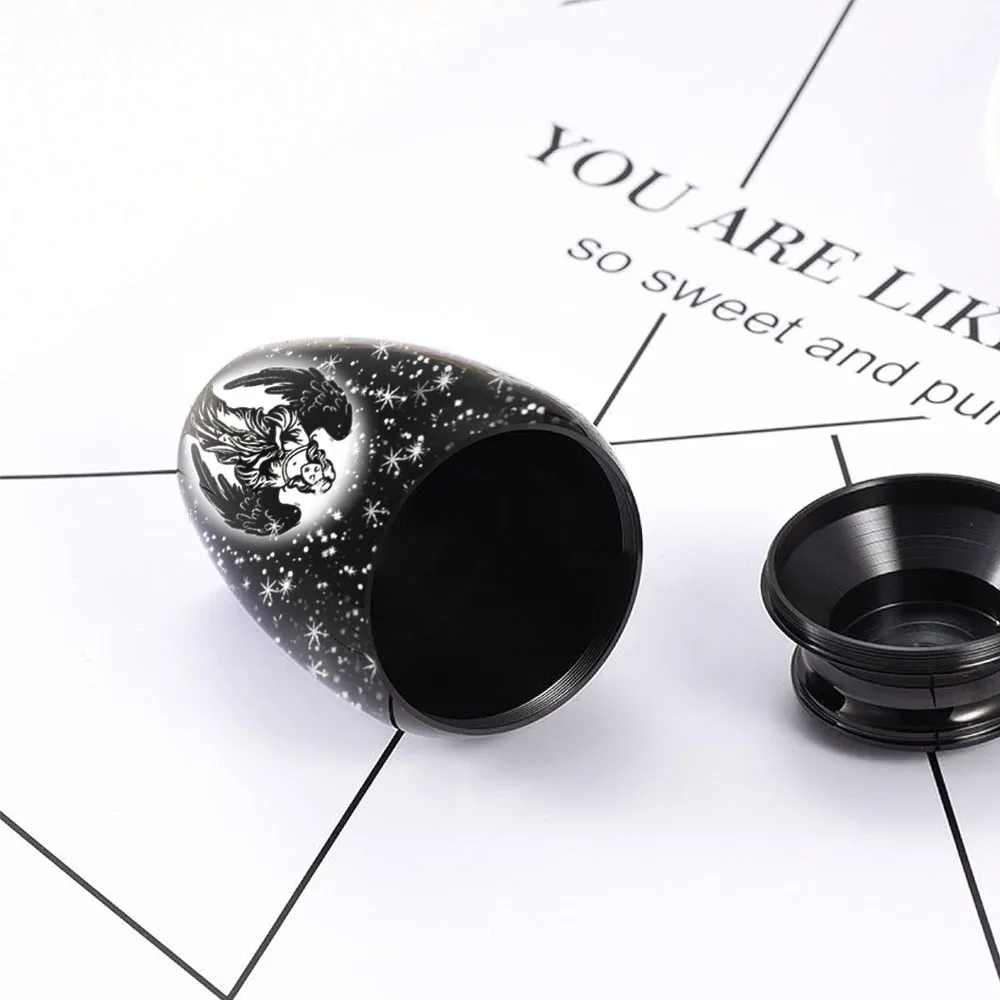 Cremation Urns for Human Memorial Urn for Women & Men Decorative Funeral Angel Goddess Sparkling Starry Sky Keepsake Urns