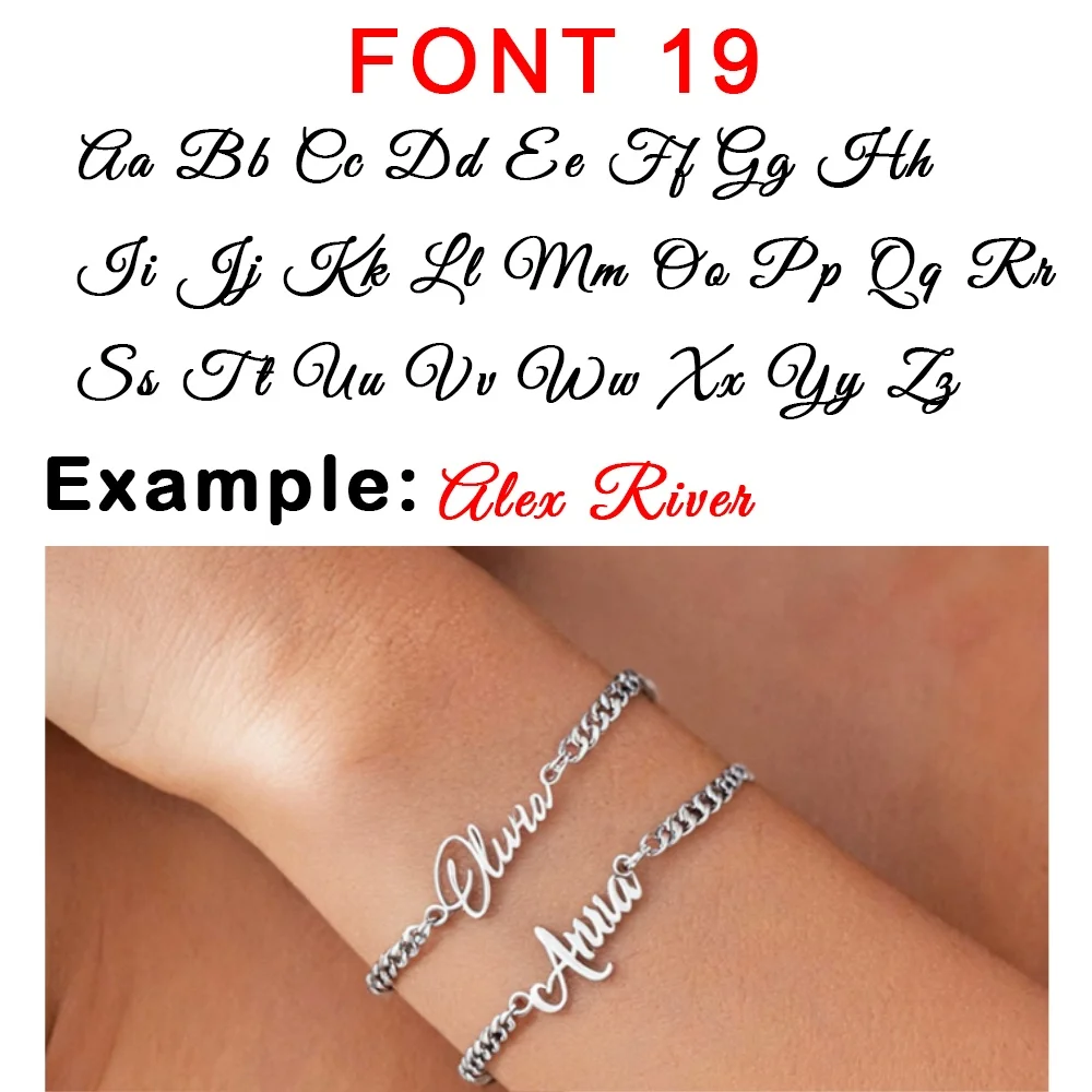 Women's Custom Nameplate Bangle Bracelet, Stainless Steel
