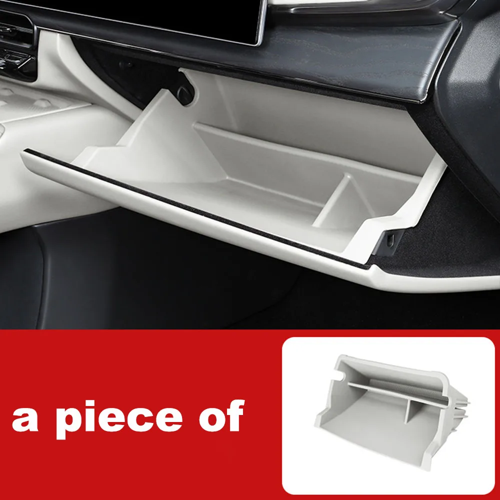 For Zeekr 8X 2026-2027 Passenger Glove Box Storage Tray Silicone Liner Waterproof Easy To Clean Auto Interior Accessories
