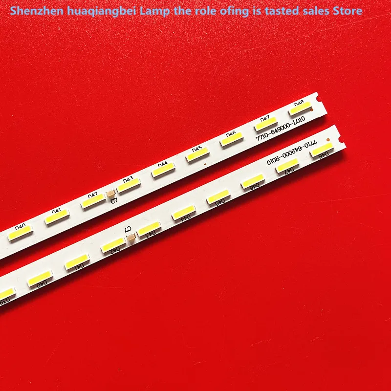 FOR SKYWORTH  49E710U  7710-649000- R010  7710-649000-L010  CRH-A4970201204L485  54CM  48LED  LED backlight strip  Left + right