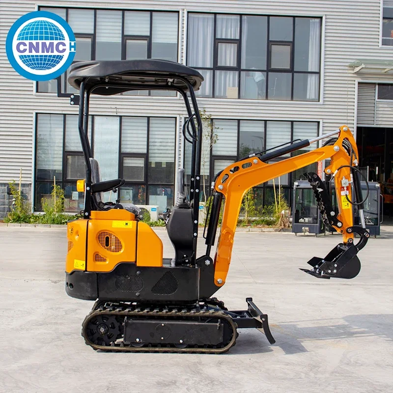 

CNMC Mini Excavator 1 Ton Mini Digger Compact High Performance Multifunctional Portable Farm Garden Factory Direct Sales