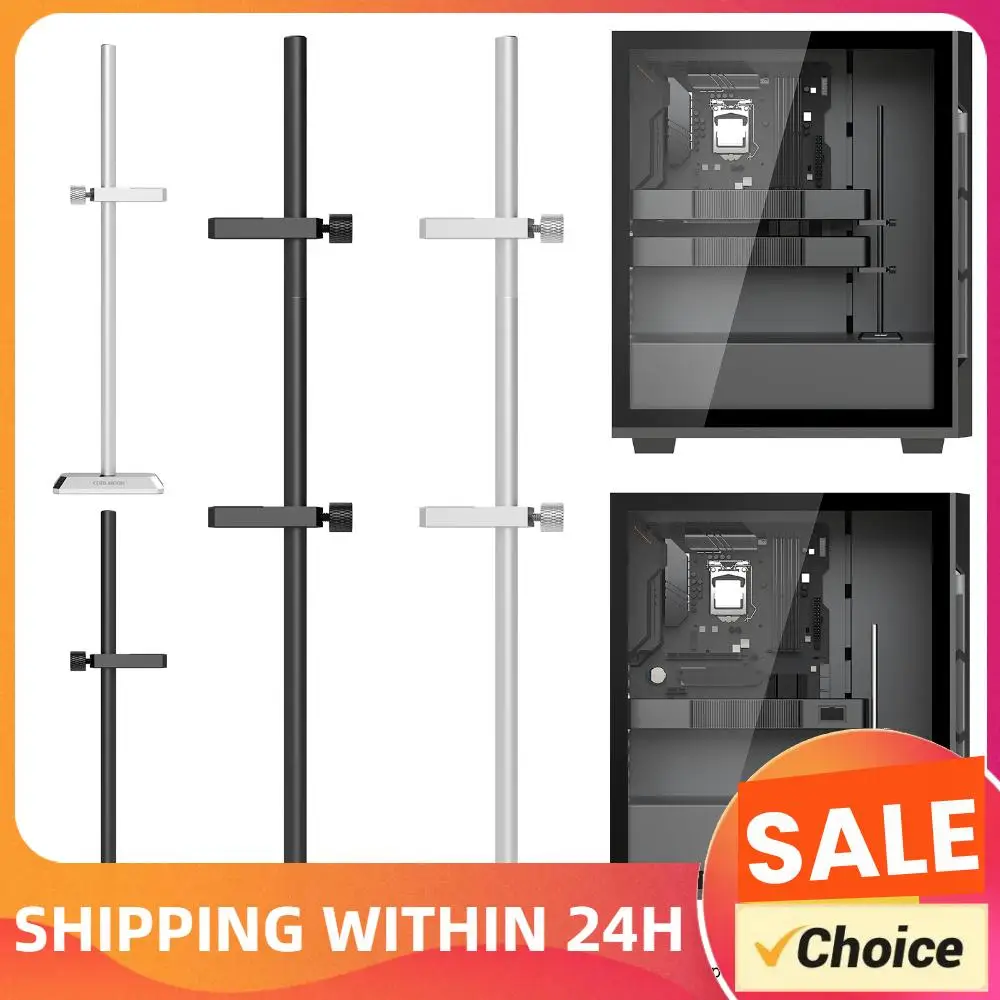 

Подставка для видеокарты из алюминиевого сплава с регулируемой высотой, магнитным креплением снизу, аксессуар для настольного компьютера