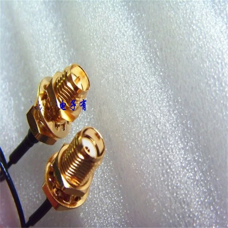 SMA to IPEX Black Wire Antenna Adapter Cable, GPS Module, 1.13, 10cm, 2 Pcs