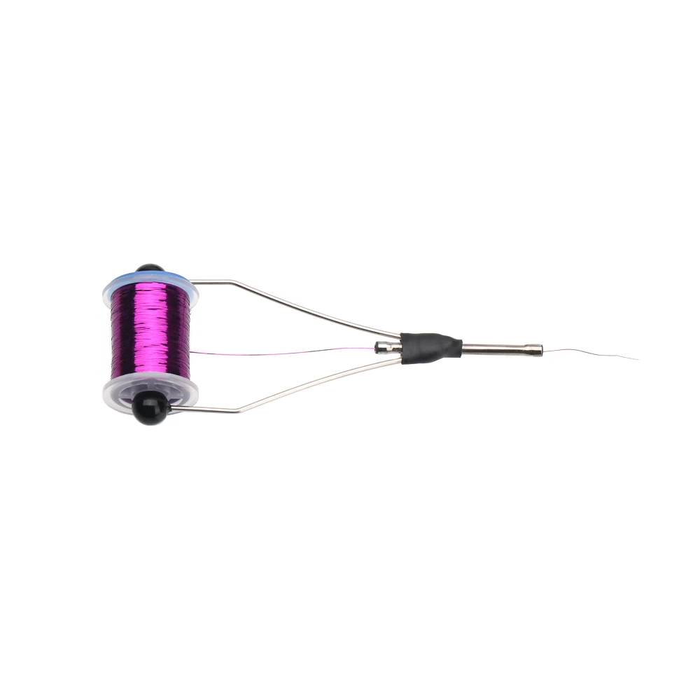 1 Stück 0,3 mm holografisches Glitzer-Tinsel, flaches Mylar-Tinsel, Fliegenbindematerial für Mücken, Nymphen, Trocken-/Nassfliegen, Forellenangelköder – Detail 6