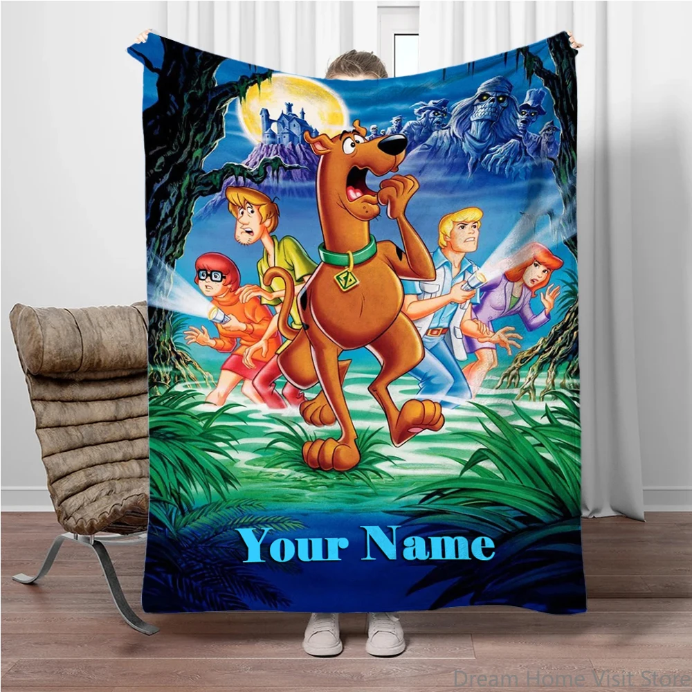 

New Customized Name Blanket Personalized Forest exploration Printed Blanket for Sofa Bed Cover Suitable for Child Adult Gift