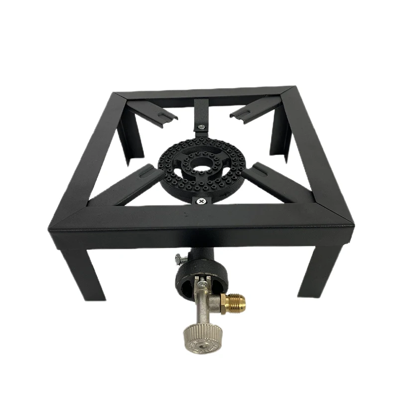 

Portable Mini Camping Outdoor Gas Stove Cooktops Propane G Gas Burner with Valve for Wholesale