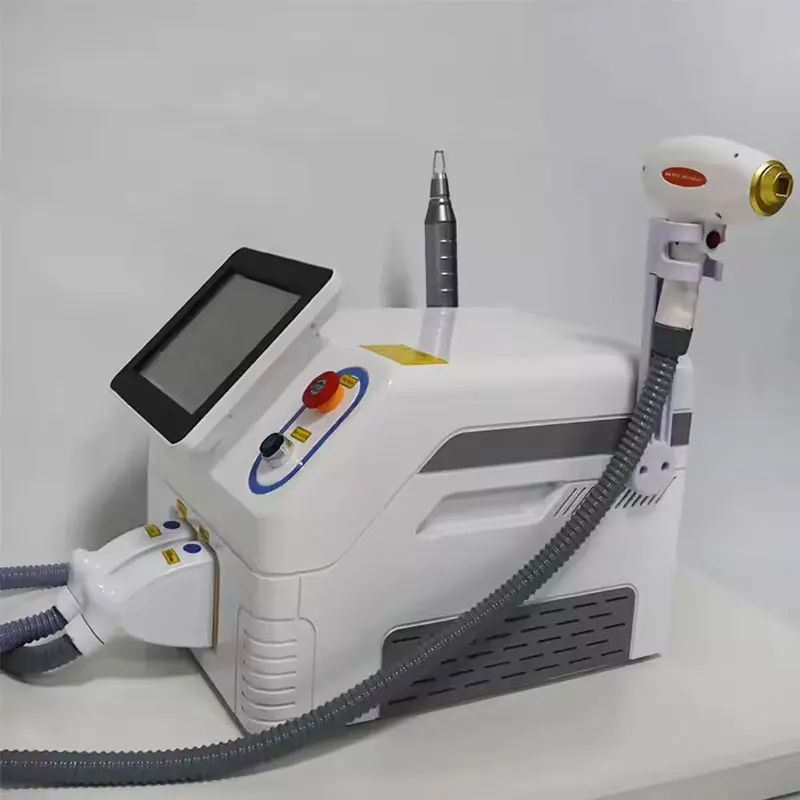 Professional 2-in-1 diode 808 skin regeneration freezing point laser hair removal tattoo removal laser hair removal machine