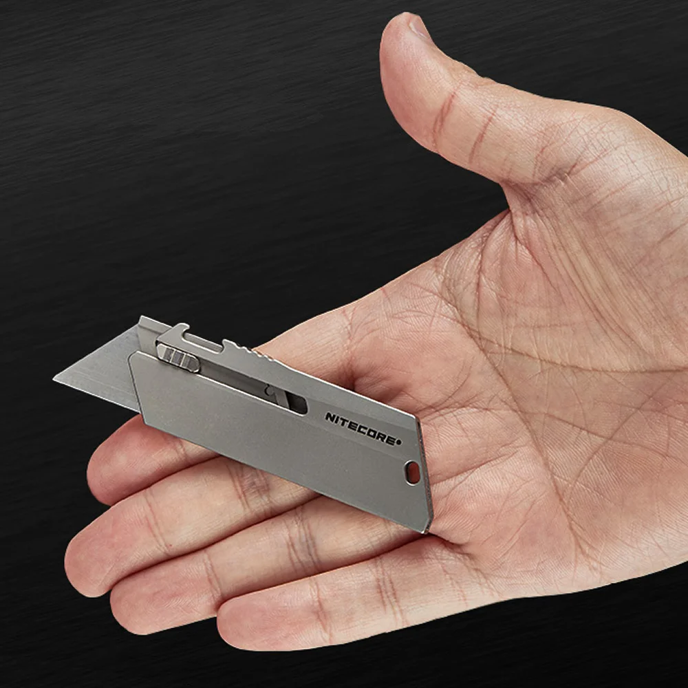 الجملة NITECORE NTK09 التيتانيوم فائدة EDC سكين سلسلة مفاتيح صغيرة 24 جرام المحمولة سكين للفرد لحقيبة الظهر قلادة فتاحة الزجاجات #4