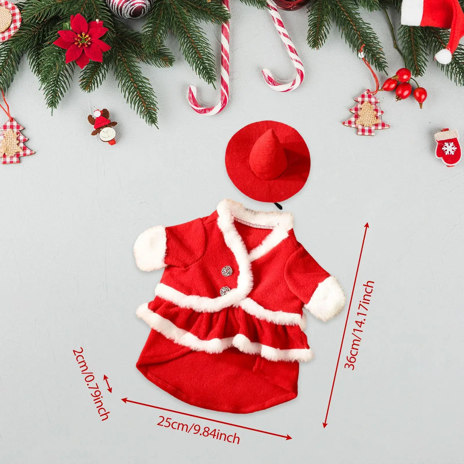 Christmas Porch Goose Outfit Xmas Costume Landscape Party Home Creative Unique