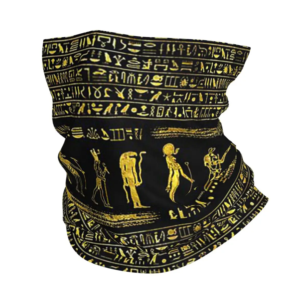 Egyptian Gods And Pharaohs Bandana Neck Gaiter Printed Mask Scarf Multifunction Headwear Running Unisex Adult Winter