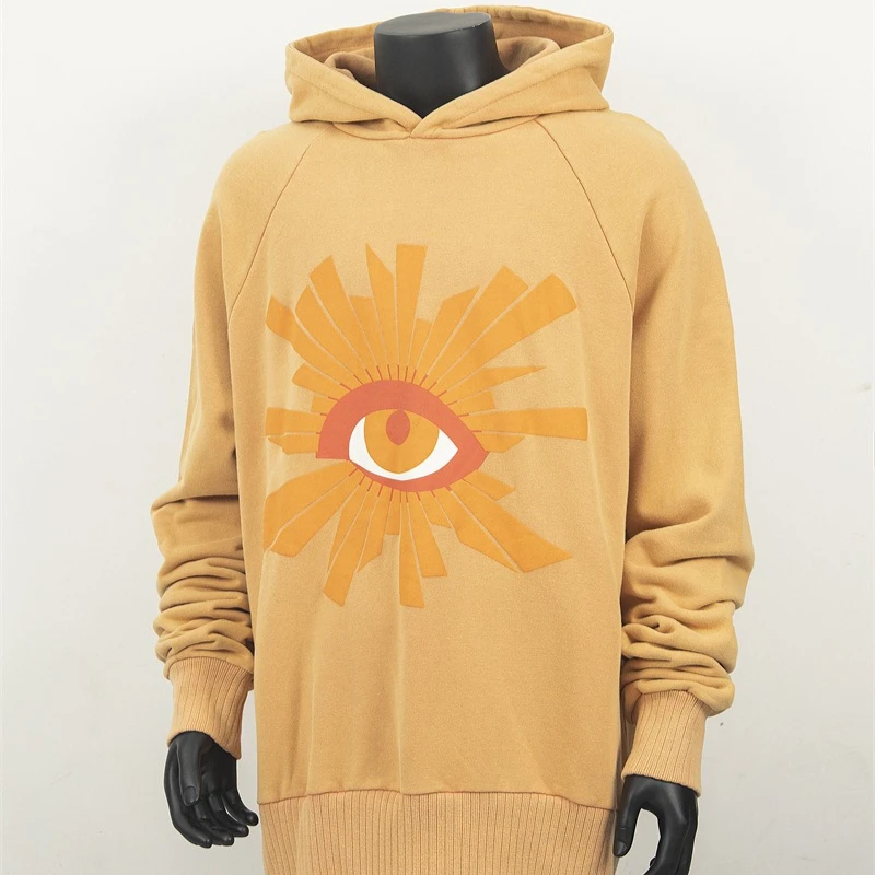 

2025 new Top Quality House Of Errors Foam Print Hooded Sweatshirt Heavy Wash Aged Hoodie Fashion