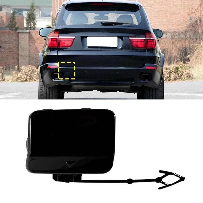 For 11-13 models of BMW X5 E70 trailer cover, rear bumper trailer cover, rear decorative cover, rescue pull cover