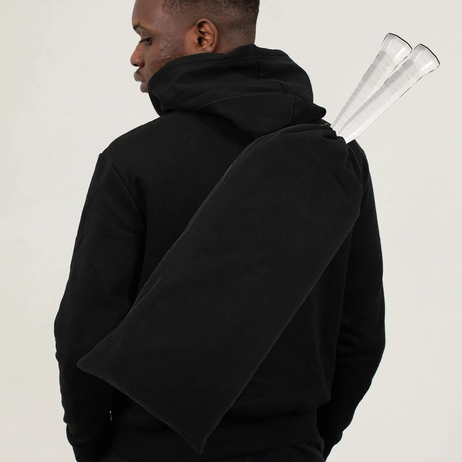 

Tennis Racket Bag Single Shoulder Thickened Soft Protective Cover Spacious Lightweight Carrying Pouch for Tennis Badminton