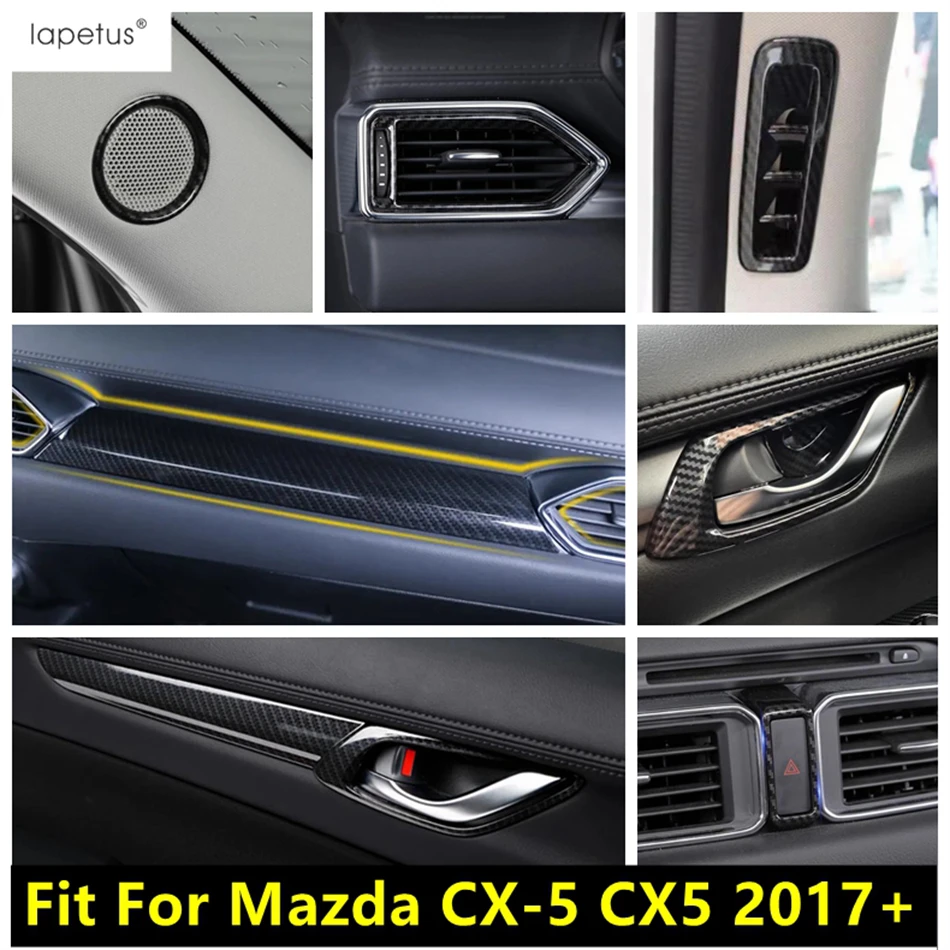 

Car Pillar A Speaker / Side Air AC Outlet / Handle Bowl / Dashboard Panel Cover Trim Accessories For Mazda CX-5 CX5 2017 - 2024