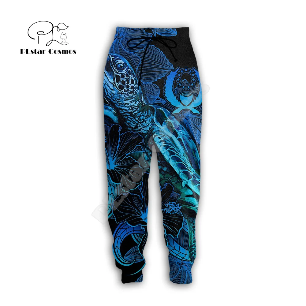 

Polynesia Culture Island Country Pohnpei Flag Tribal Colorful Tattoo 3DPrint Harajuku Casual Jogger Sweatpants Trousers Pants X5