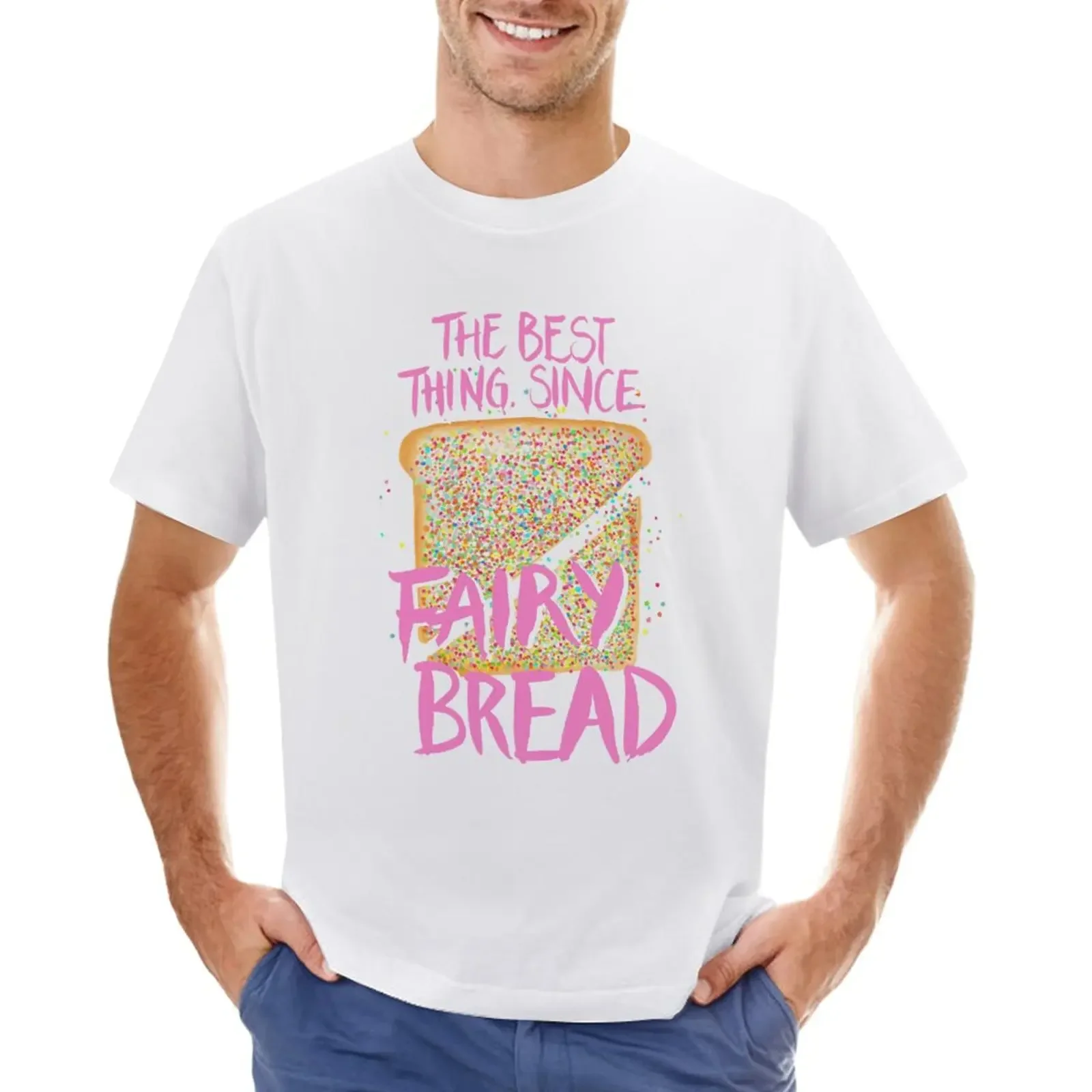 Best Thing Since Fairy Bread - Blue T-Shirt boys whites new edition funny t shirts for men