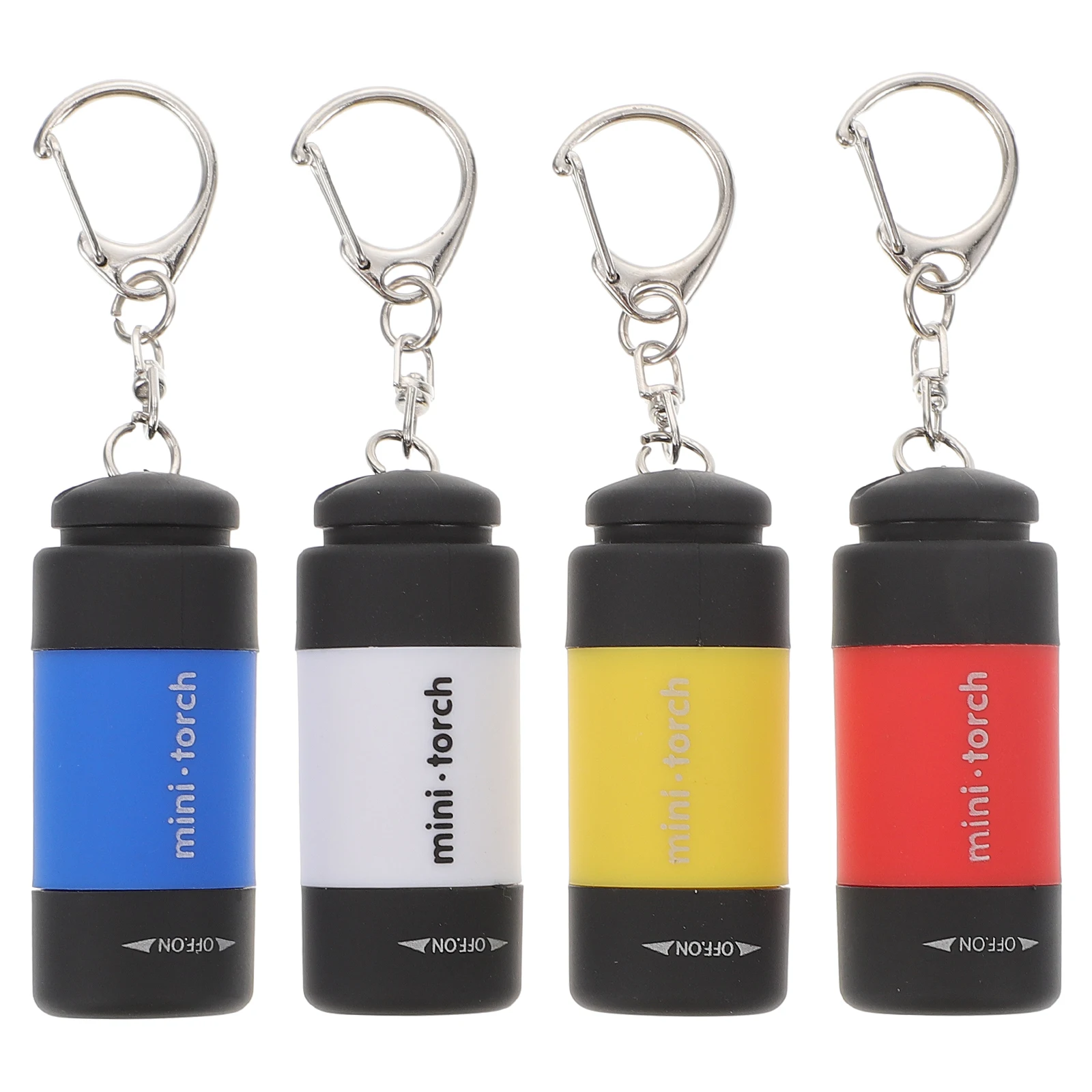 

Mini Keychain LED Flashlight Rechargeable USB Small Child Multifunctional Kids Handheld Camping Emergency Light Gift