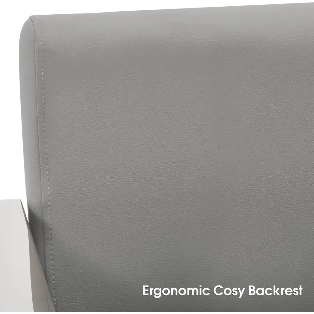 كرسي الحلاق الهيدروليكي الكلاسيكي كرسي صالون سبا تصفيف الشعر معدات التجميل 3021 (رمادي) #3