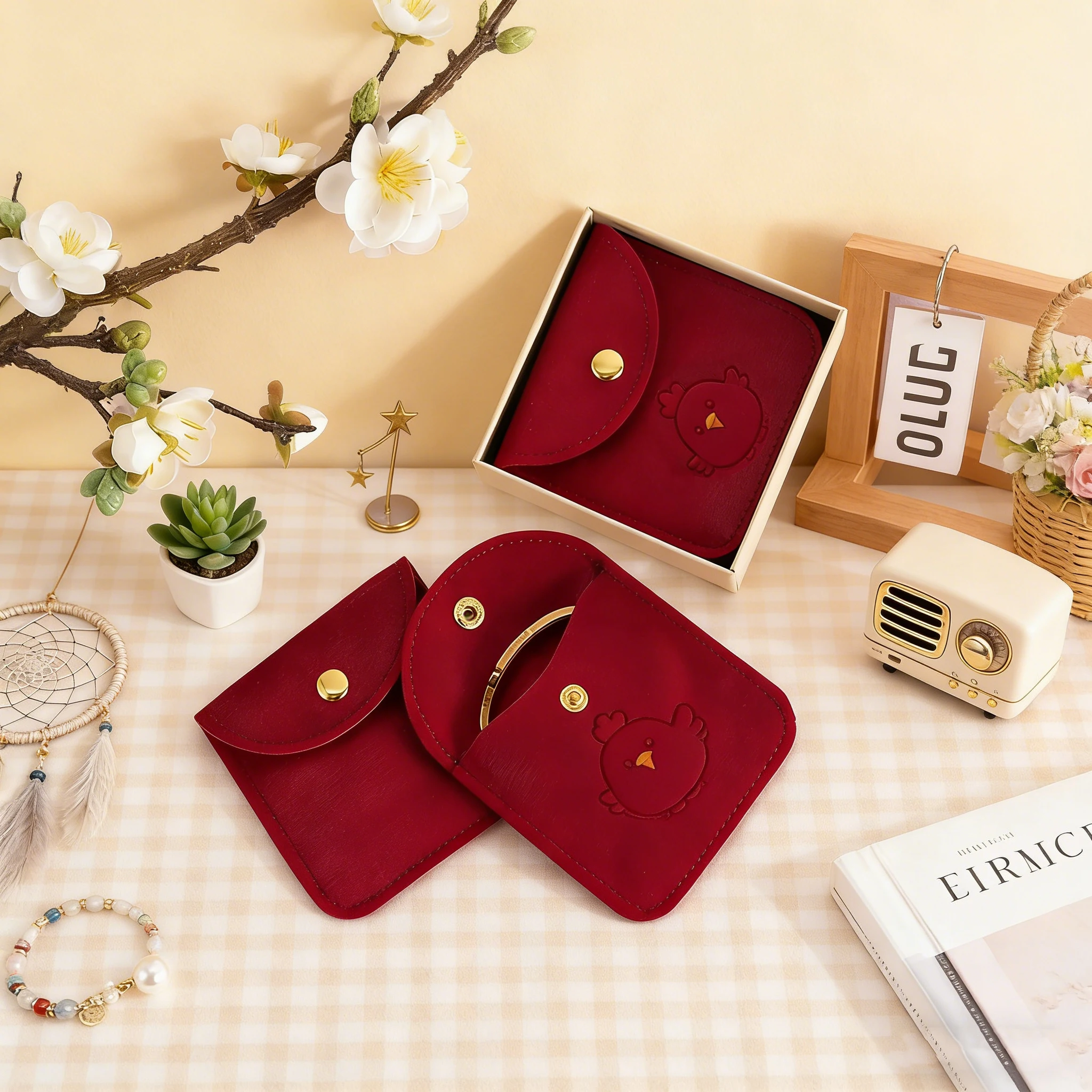 

Бархатный мешочек для украшений с индивидуальным логотипом, 8x8 см, для хранения ожерелий, серег, браслетов, свадебных подарков, конфет, с застежкой-кнопкой