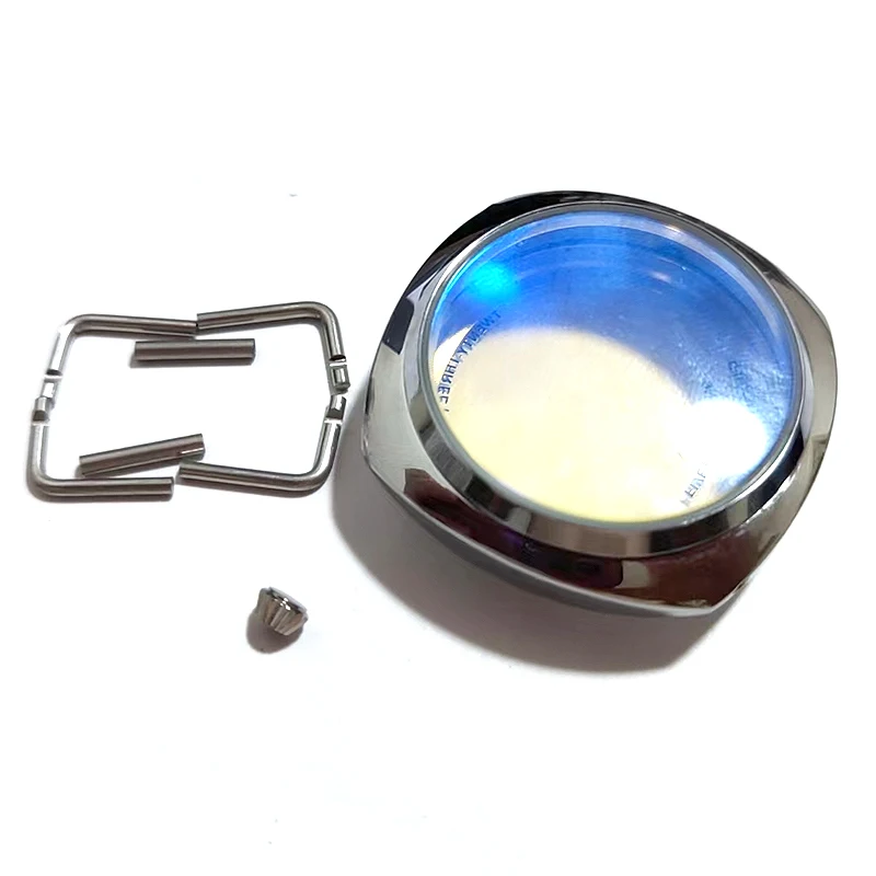 PAM case Watch no bridge Diameter 42mm dial 34-34.5mm Anti-scratch mineral glass Movement Watch waterproof Replace parts