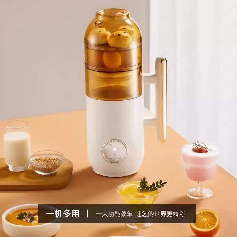 Multifunctional breakfast machine, steam up and down, household large-capacity double steamer, refined steel knife