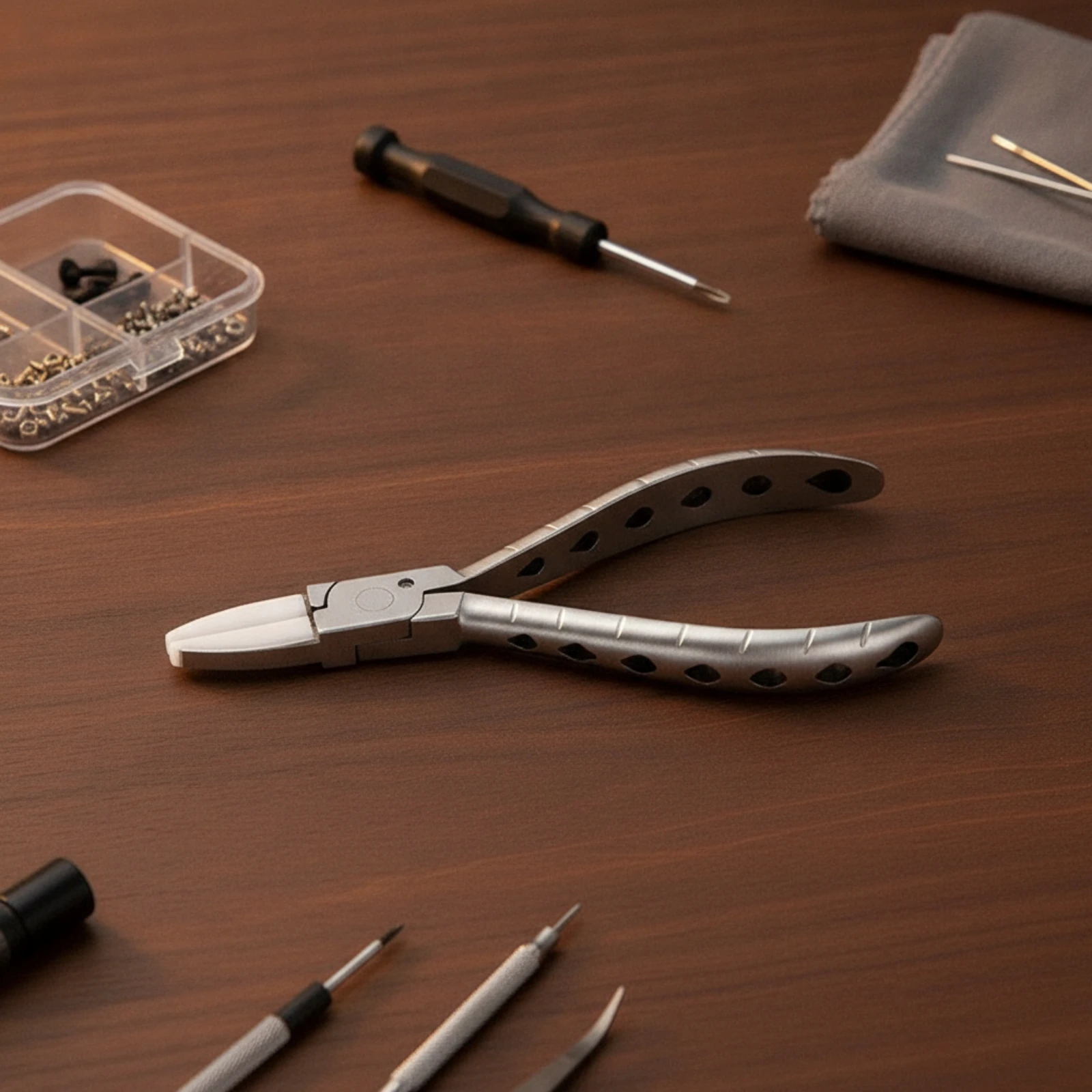 Eyeglass Frame Adjustment Plier Precision Stainless Steel Eyewear Plier Optical Eyeglasses Pliers Long-Lasting for Opticians