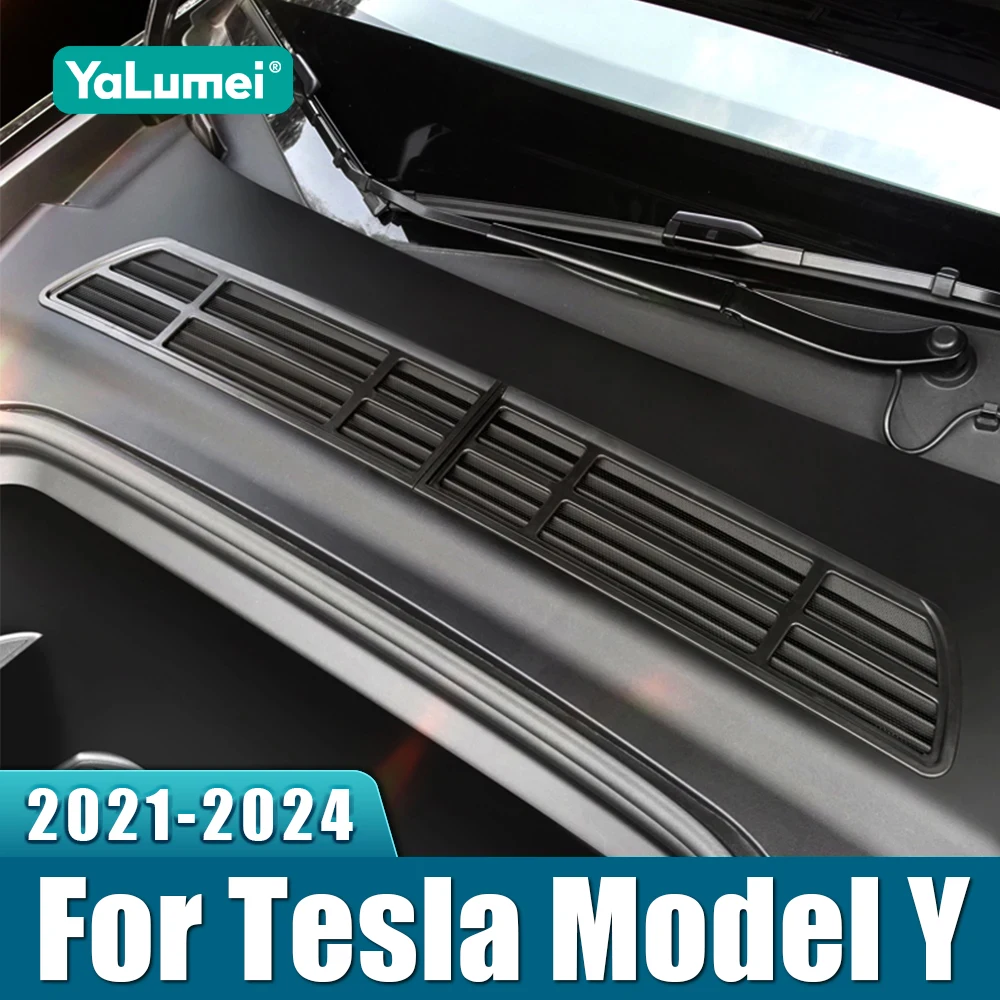 

Для Tesla Model Y 2021-2024: Защитная сетка из АБС-пластика для воздуховодов, предотвращающая засорение, аксессуары