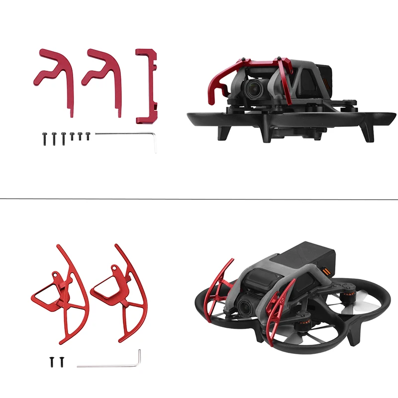 شريط كاميرا Gimbal ل DJI Avata عدسة الوفير حامي المضادة للتصادم سبائك الألومنيوم PTZ الحرس الطائرة بدون طيار الملحقات