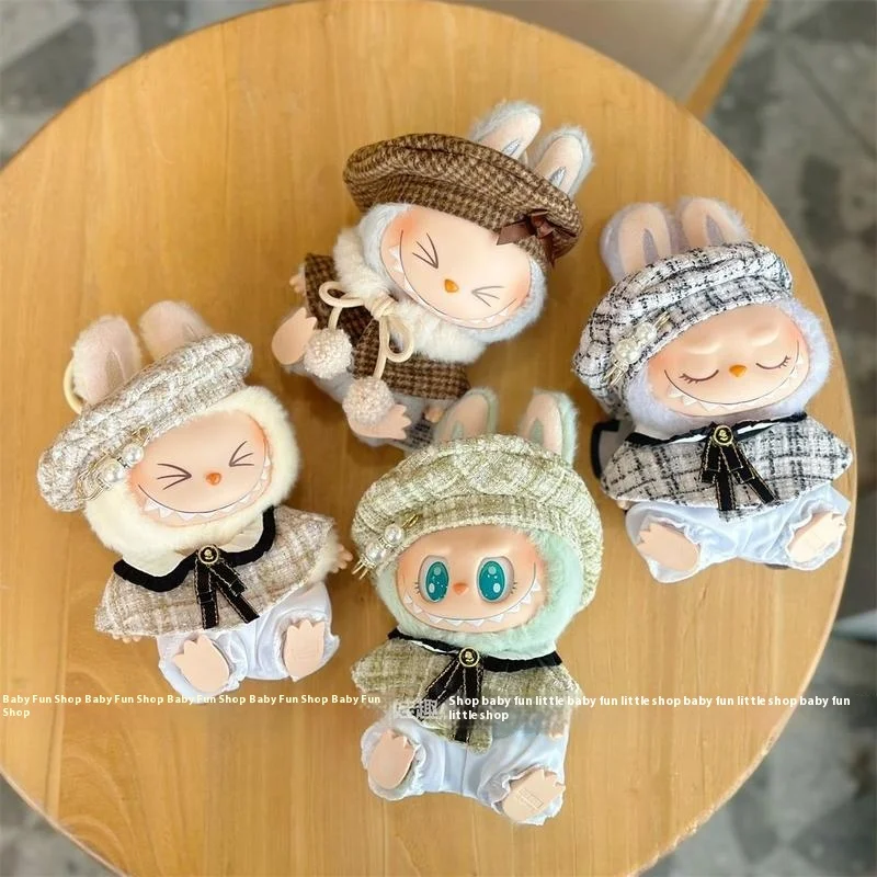 ملابس لابوبو الأجيال الأولى والثانية من ملابس دمى الصندوق العمياء شياو شيانغ فنغ كيب البدلة الملابس فقط الملبس لا دمية