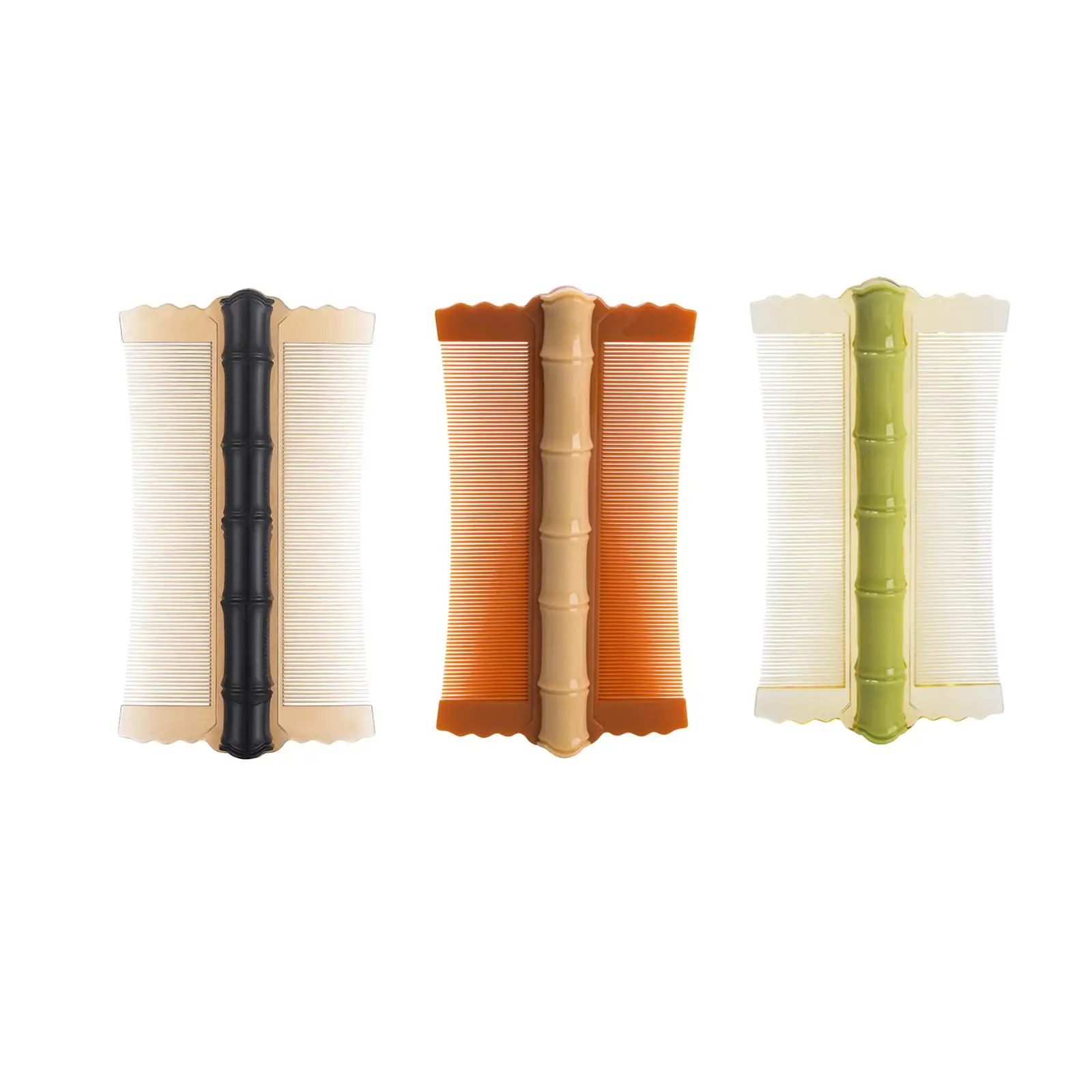 أمشاط قمل محمولة على الوجهين ، أمشاط لقمل الشعر ، أسنان دقيقة ، إزالة القمل