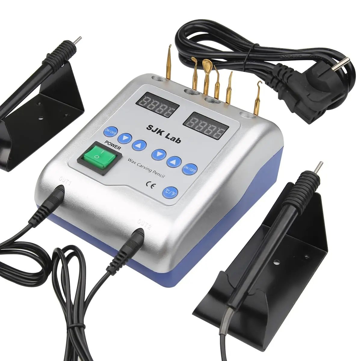 

Dental Electric Wax Carver with Dual-Pen & 6 Wax Tip,Dental Lab Equipment