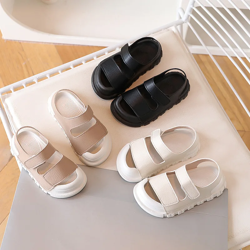 Kids Sandals Children Summer Beach Shoes for Boys Girls Toddlers Little Boy Sandals Fashion 2026 New Toes-covered Anti-kick Soft