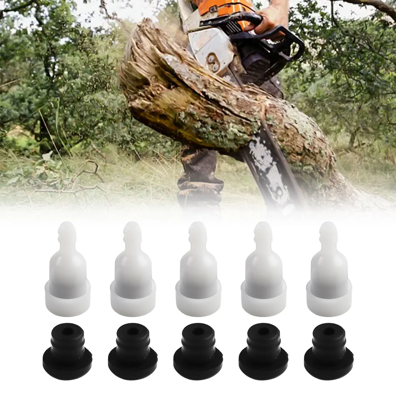 5PCS Fuel Tank Breather Vent Air Check Valve For Chainsaw Brushcutter Trimmer Chainsaw Fuel Filter Garden Tools Accessories