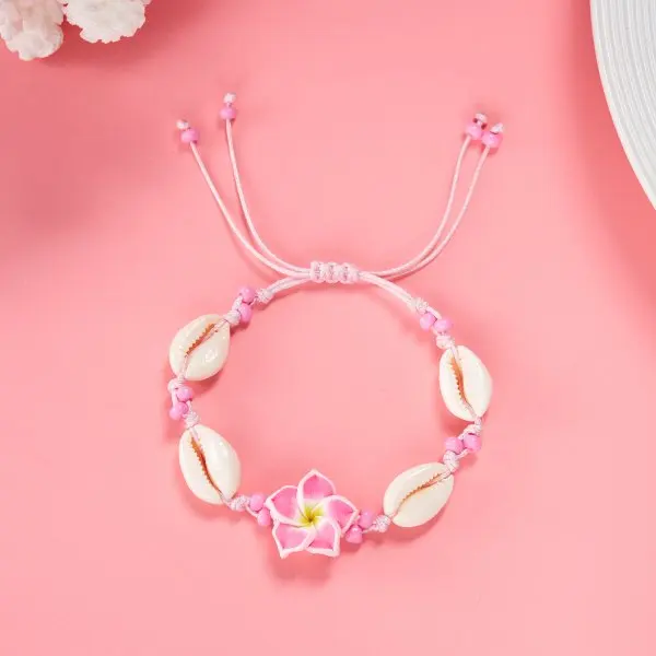 Boho Shell Rope Bracelet for Couples, Romantic Gift