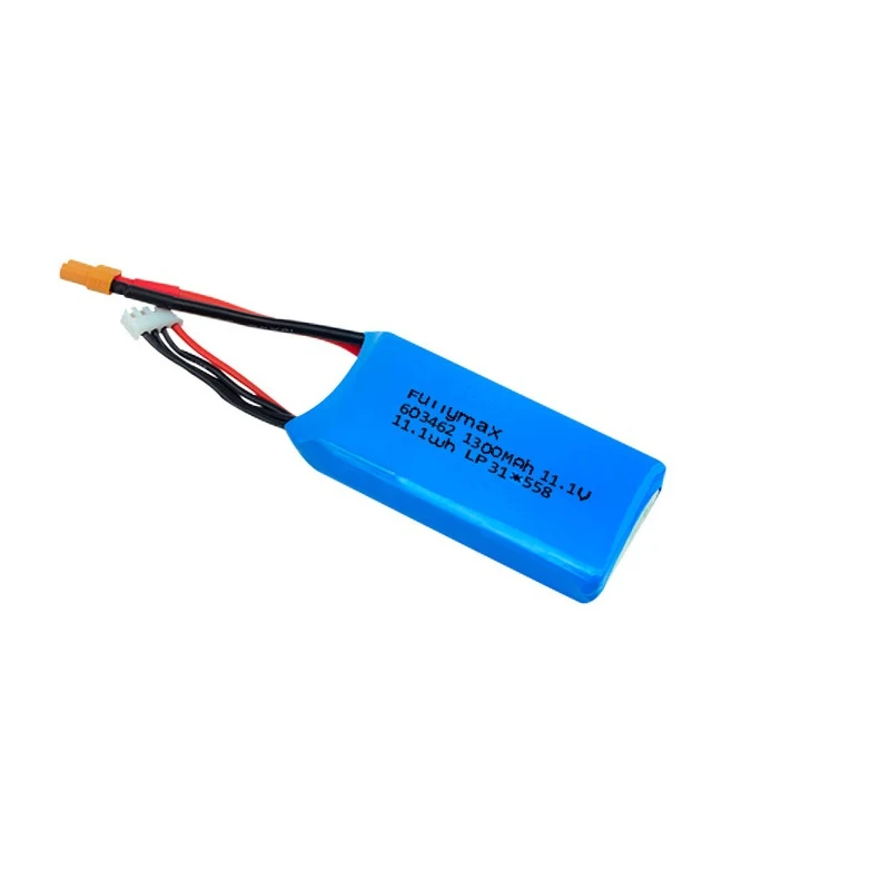 Upgrade 11.1V 1300mAh Lipo Battery For XK X450 FPV RC Airplanes Spare Parts Accessory 1100mAh 11.1V replace Batteries For X450