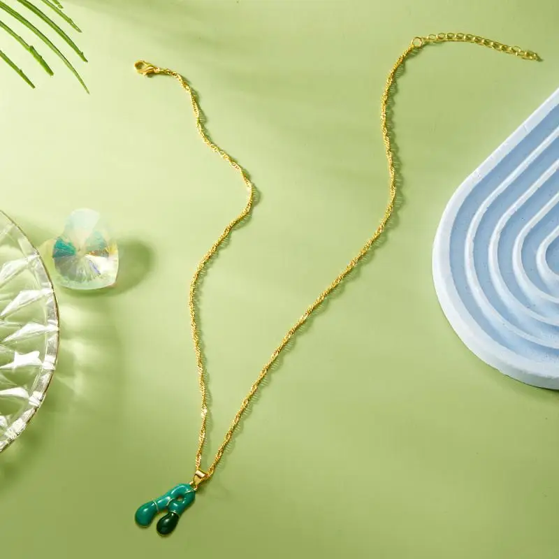 القلائد الملونة الدوبامين رسالة للنساء موضة المختنق سحر الرقبة ديكور بوهو مجوهرات هدية