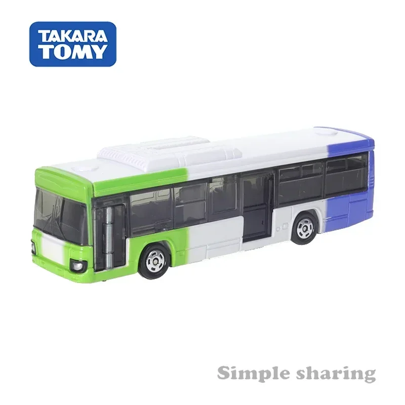 Takara Tomy Long Type Tomica No.129 Isuzu Erga Osaka City Bus Diecast Automotive Model Ornaments Cas Toys Gift Decorations