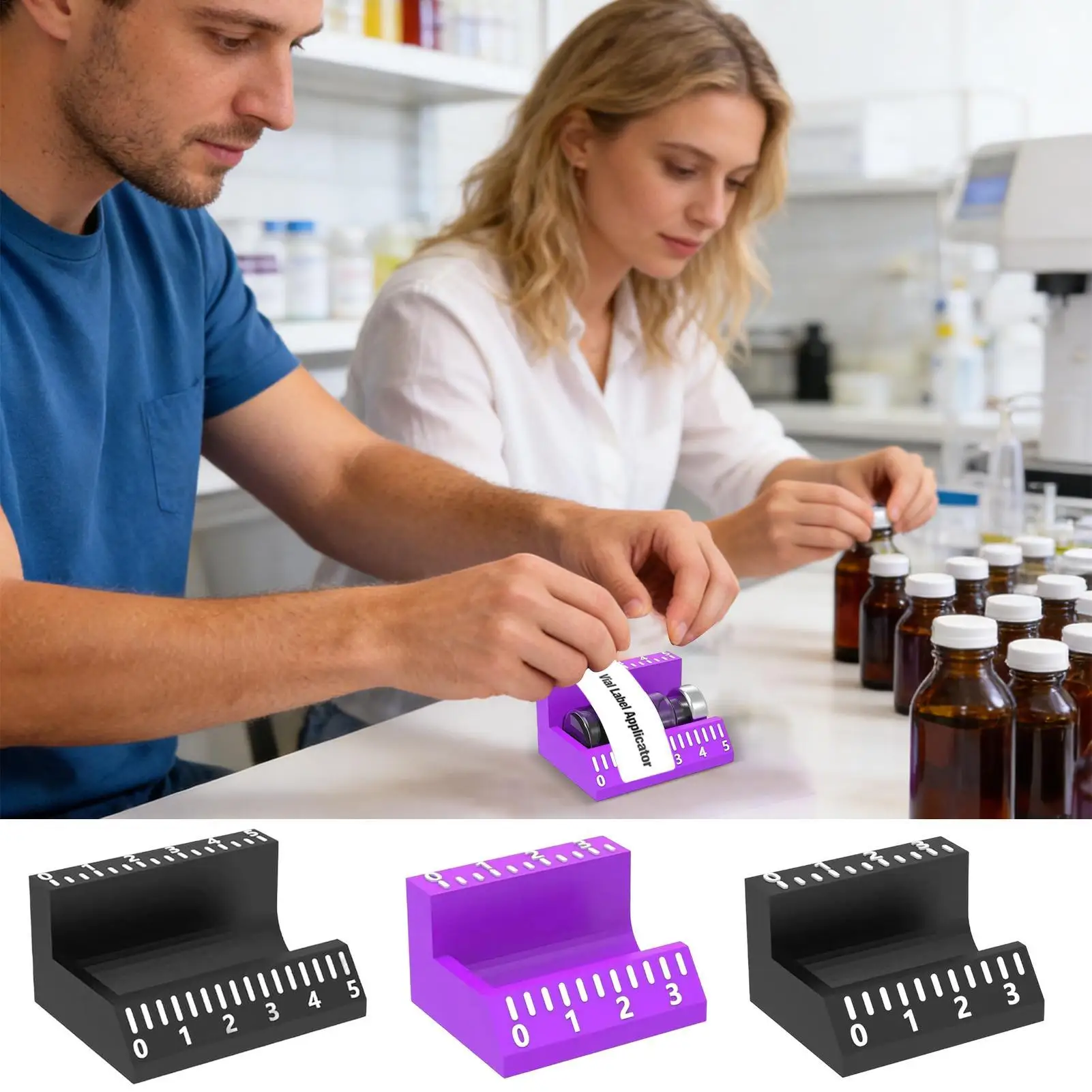 3ml 10ml Label Applicator Bottle Reusable Precise Labeling Tool for Essential Oils Small Jars Seasoning Shakers Makeup Container