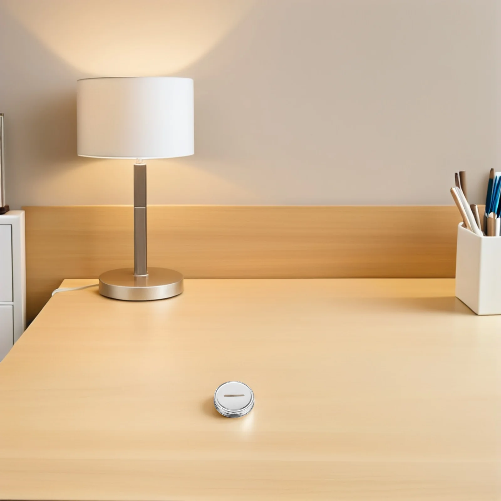 

24Pcs 70mm Regular Mouth Mason Jar Slot Lids 3.6cm Coin Bank Covers Easy Install Metal Savings Jar Lid Straw Hole Cover for Lid