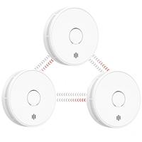 Wireless Interlinked Smoke Alarm Detector with Sealed 10-Year Battery, Wireless interconnected Smoke Detector, CE/UKCA, VS02F