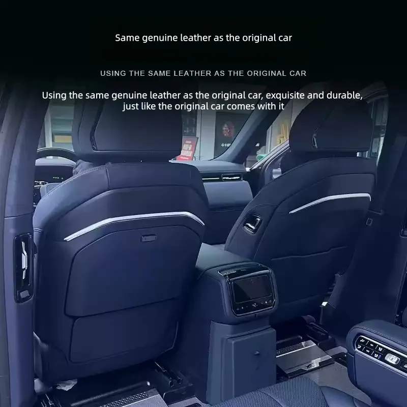 Fit for Zeekr 9X Auto Back Row in-vehicle Multi Functional Folding Small Table Board Convenient Office Work Car Interior Parts
