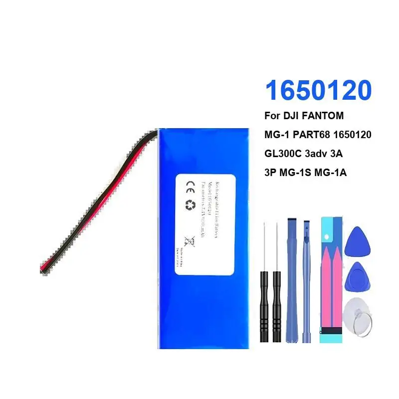 6000Mah Battery For Dji Fantom MG-1 PART68 1650120 3Professional GL300C 3Adv 3A 3P MG-1S MG-1A 2055127 Remote Control